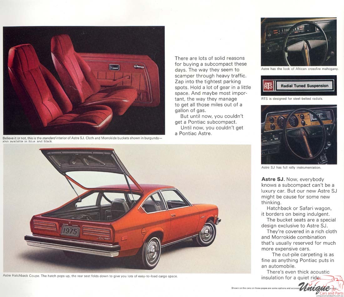1975 Pontiac Astre Brochure Page 6